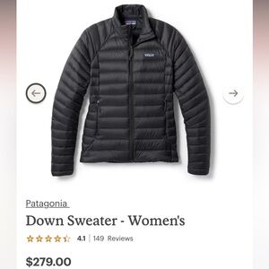 Patagonia Women’s Down Jacket. Size small
